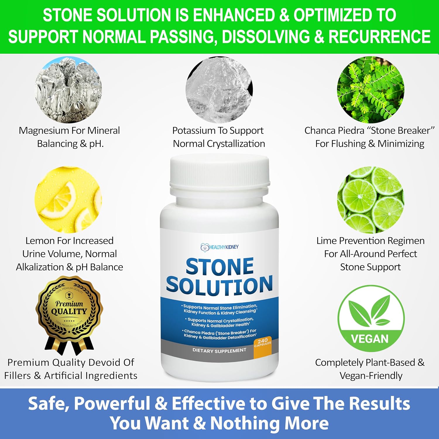 Stone Solution Cápsulas - Apoyo Renal y de la Vesícula Biliar