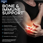 FREEDA Vitamina D3 Pura 1000 UI – Dosis de Mantenimiento Diaria – 500 Comprimidos Pequeños