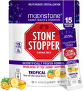 Moonstone Stone Stopper Drink Mix, Tropical - Prevención de Cálculos Renales, 15 Días