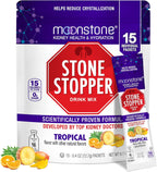 Stone Stopper Drink Mix, Limonada - Suplemento de Citrato Alcalino para la Salud Renal, 30 Dosis