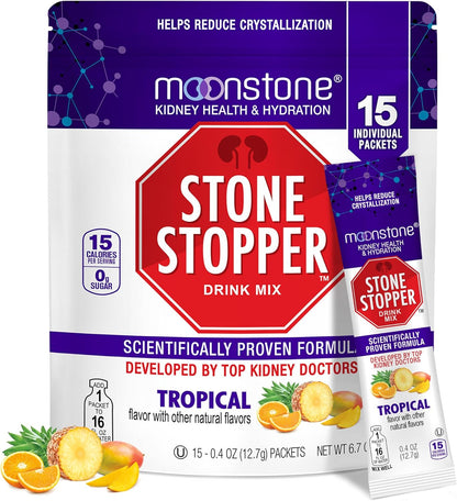 Stone Stopper Drink Mix, Limonada - – Aporte de citrato alcalino: El citrato es un compuesto que contribuye al – Image 10