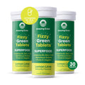 Amazing Grass Fizzy Green Tablets Superfood, Sabor Limón Lima, 30 Comprimidos (3 Tubos de 10)