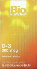Vitamina D3 12000 UI, 50 Cápsulas - Bio Nutrition