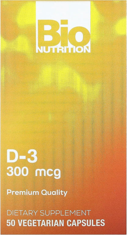 Vitamina D3 12000 IU - 50 Cápsulas - Bio Nutrition – Image 1
