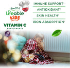 Lifeable Vitamina C para Niños Sin Azúcar – 250 mg – Gominolas Sabor Naranja – 90 Unidades
