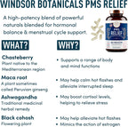 Suplemento para el Síndrome Premenstrual con Chasteberry, Maca y Ashwagandha - Alivio del Período, Hinchazón, Apoyo al Estado de Ánimo, Equilibrio Hormonal - 60 Cápsulas Veganas
