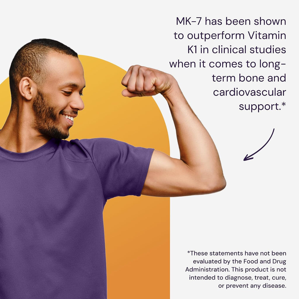 Healthy Origins Vitamina K2 100 mcg (MK-7, No OGM, Sin Gluten, Apoyo Cardiovascular y Óseo), 180 Cápsulas Vegetales