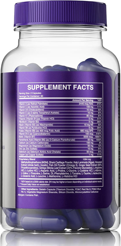 The Mane Choice MANETABOLISM Plus - Vitaminas para el Crecimiento del Cabello, Piel y Uñas (60 Cápsulas) – Image 5