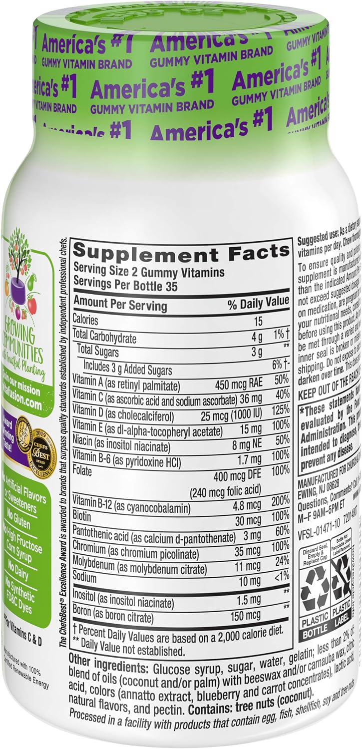 Vitafusion MultiVites Gomitas Multivitamínicas, 70 unidades