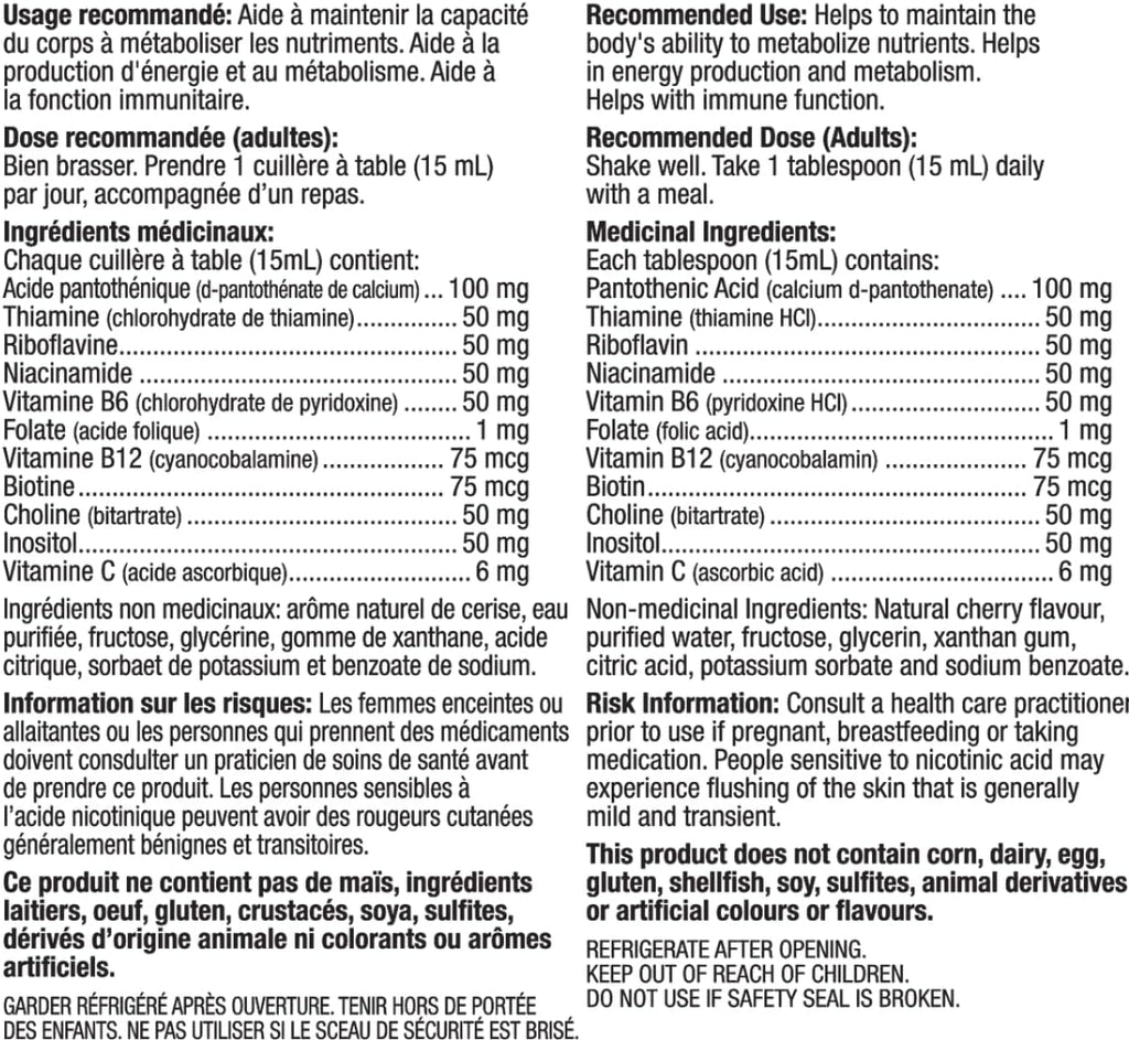 Complejo B Líquido B-50 de Nature's Harmony, 473 ml