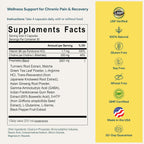 ProleevaMax Suplemento Nutracéutico – Apoyo para Nervios, Músculos y Articulaciones con Cúrcuma, Resveratrol, Ginseng y Boswellia, 13 Ingredientes Naturales, 120 Cápsulas