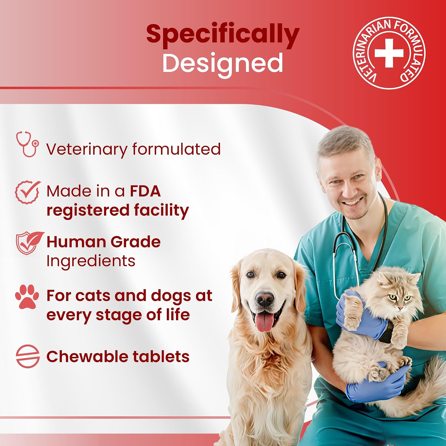 Bio PetActive D-Kaltabs Calcio y Fósforo para Perros y Gatos con Vitamina D3 - 84 Comprimidos Masticables
