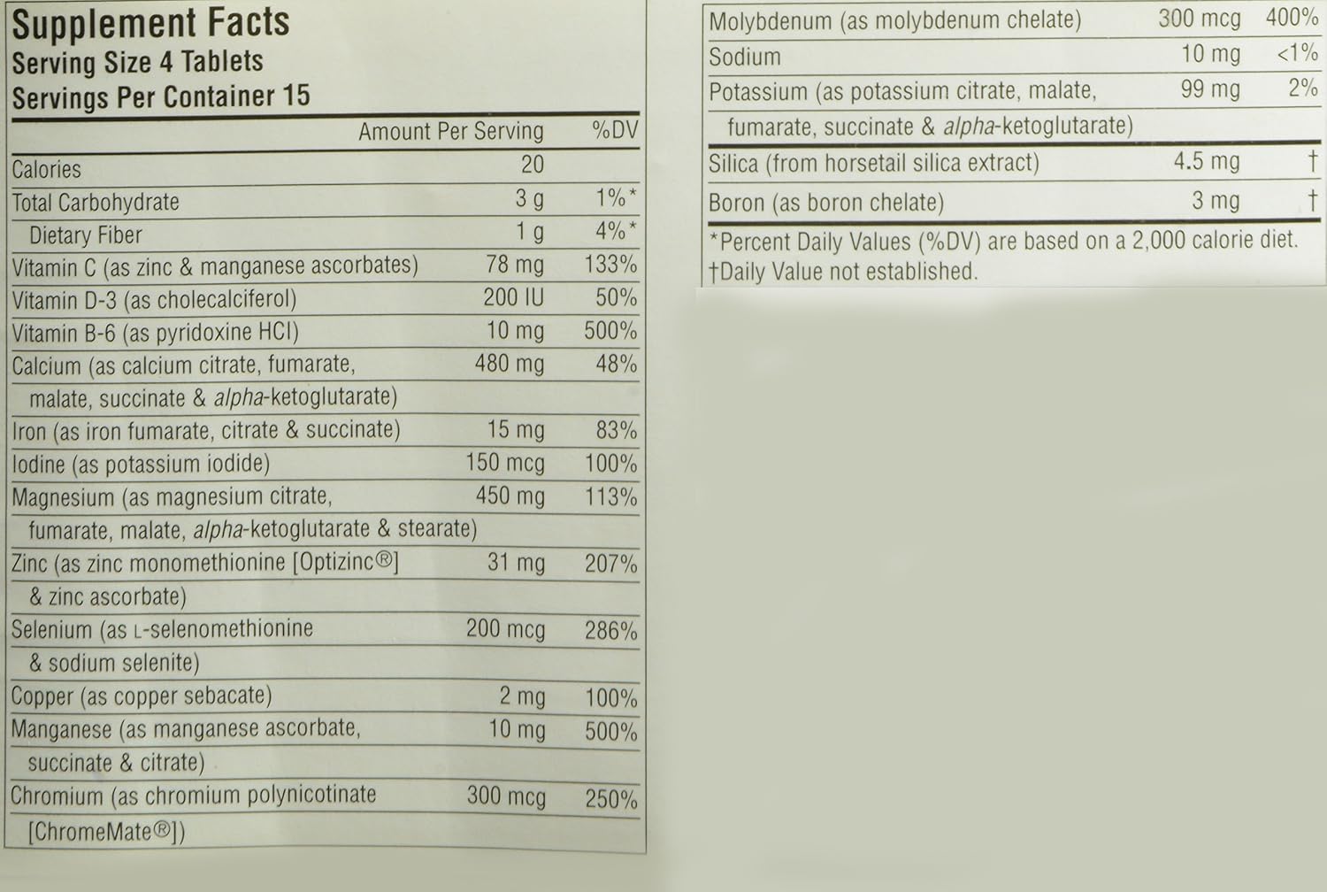 Source Naturals Life Minerals - Complejo Multimineral con Ciclo de Krebs, 60 Comprimidos