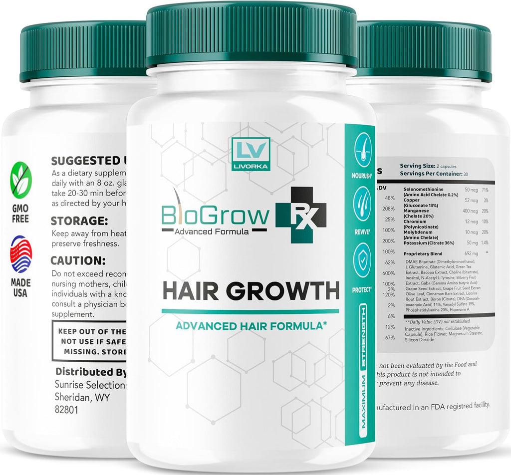 Bio Grow Cápsulas (2 Paquete) - 120 Cápsulas