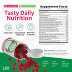 YUM-V'S Multivitamin Gummies Sin Azúcar – Gomitas Multivitamínicas Keto-Friendly – 60 Unidades
