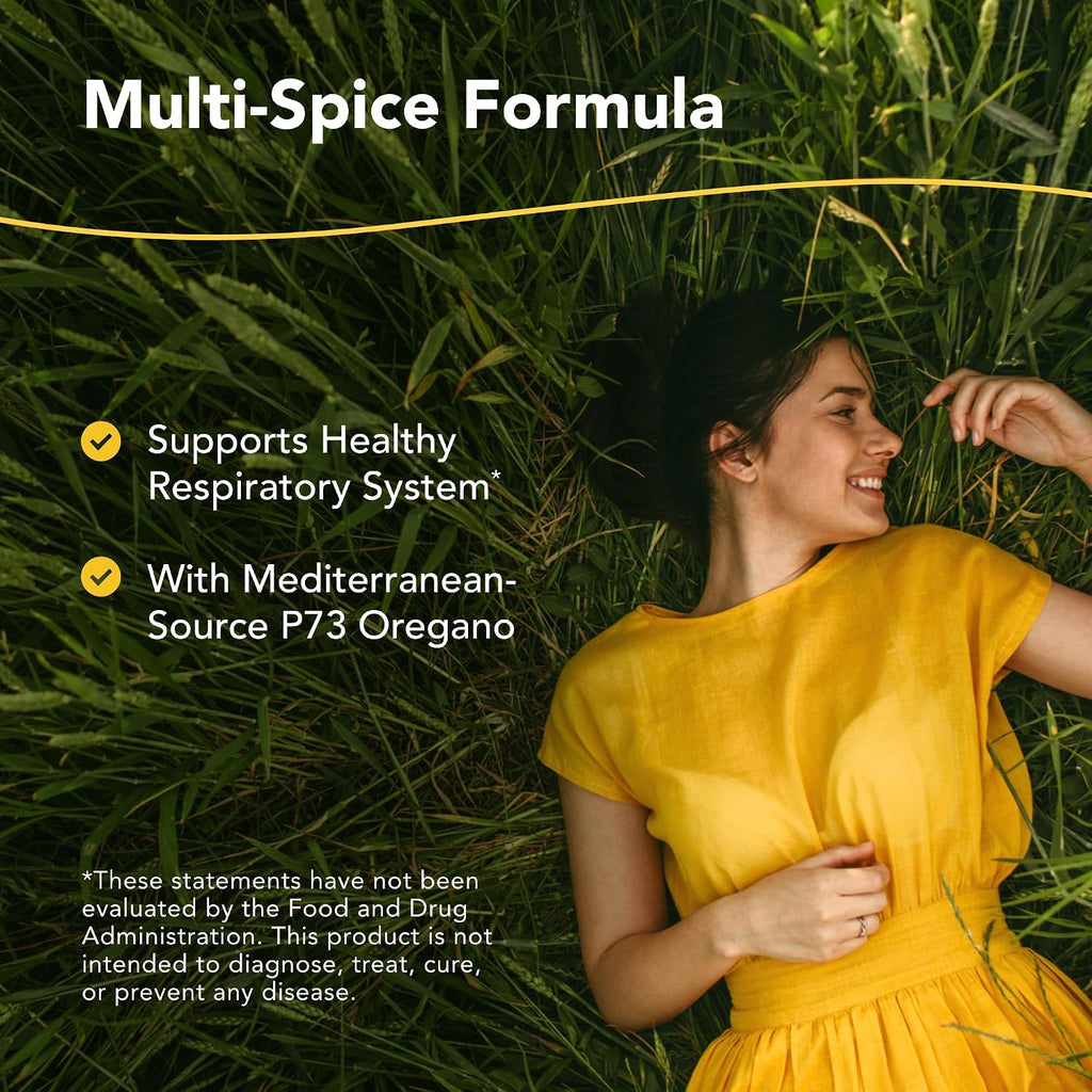 North American Herb & Spice, OregaRESP, 30 Cápsulas - Fórmula de Aceites Esenciales con Orégano Silvestre P73