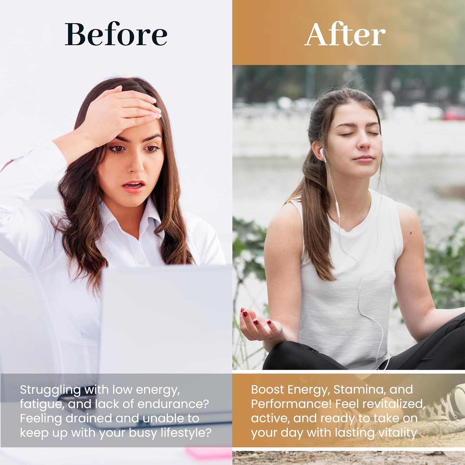 Vita Green Stress Support - Suplemento para el Estrés, Calma y Sueño Reparador - 90 Cápsulas