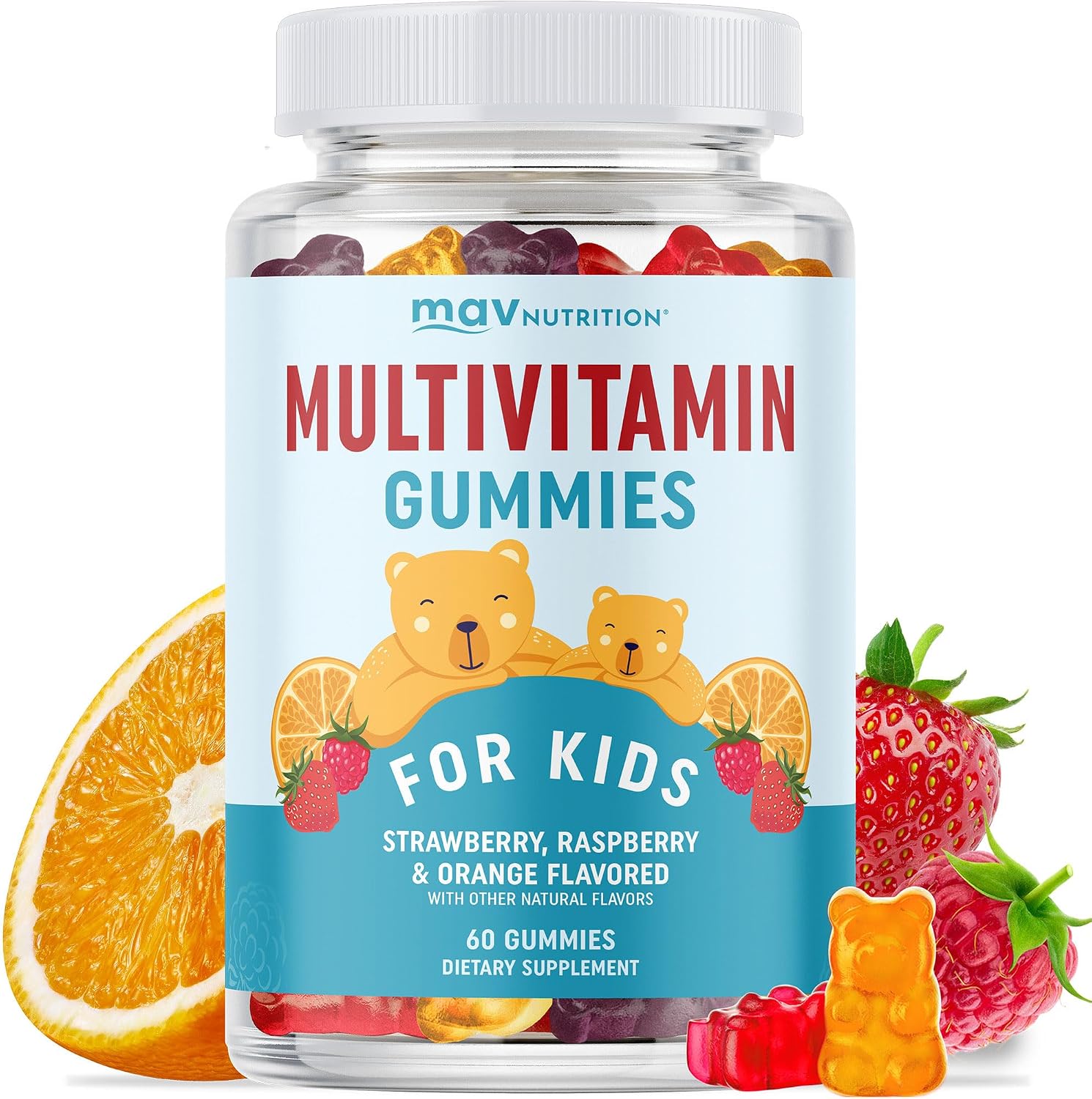 Multivitamínico Infantil Gominolas | Vitaminas A, B, C, D y Zinc | 60 Gominolas