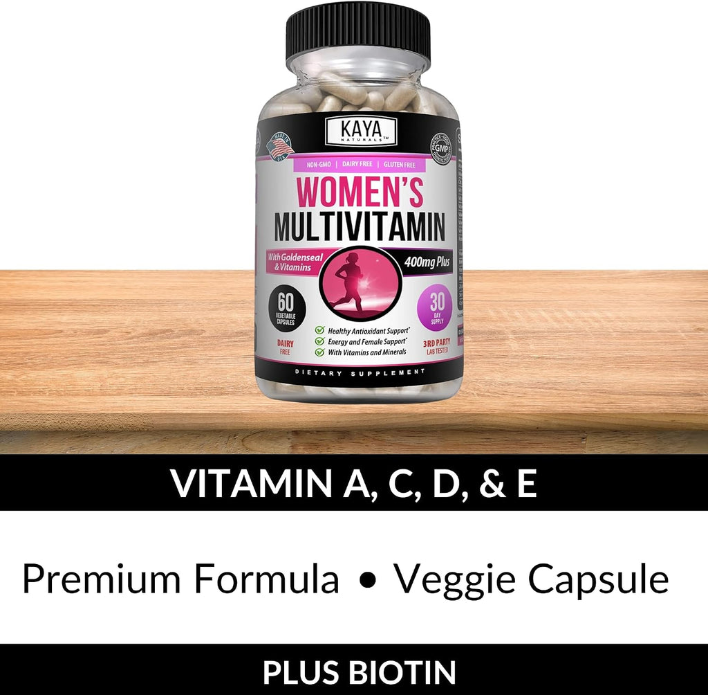 Kaya Naturals Multivitamínico para Mujeres – 60 Cápsulas