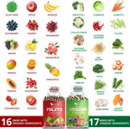 Made with Organic Fruits & Veggies Capsules - Superfood Supplement for Women & Men (30-Day Supply)