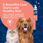 Aceite de Salmón NaturVet para Perros y Gatos – Omega 3, 6 y 9 – 258 ml