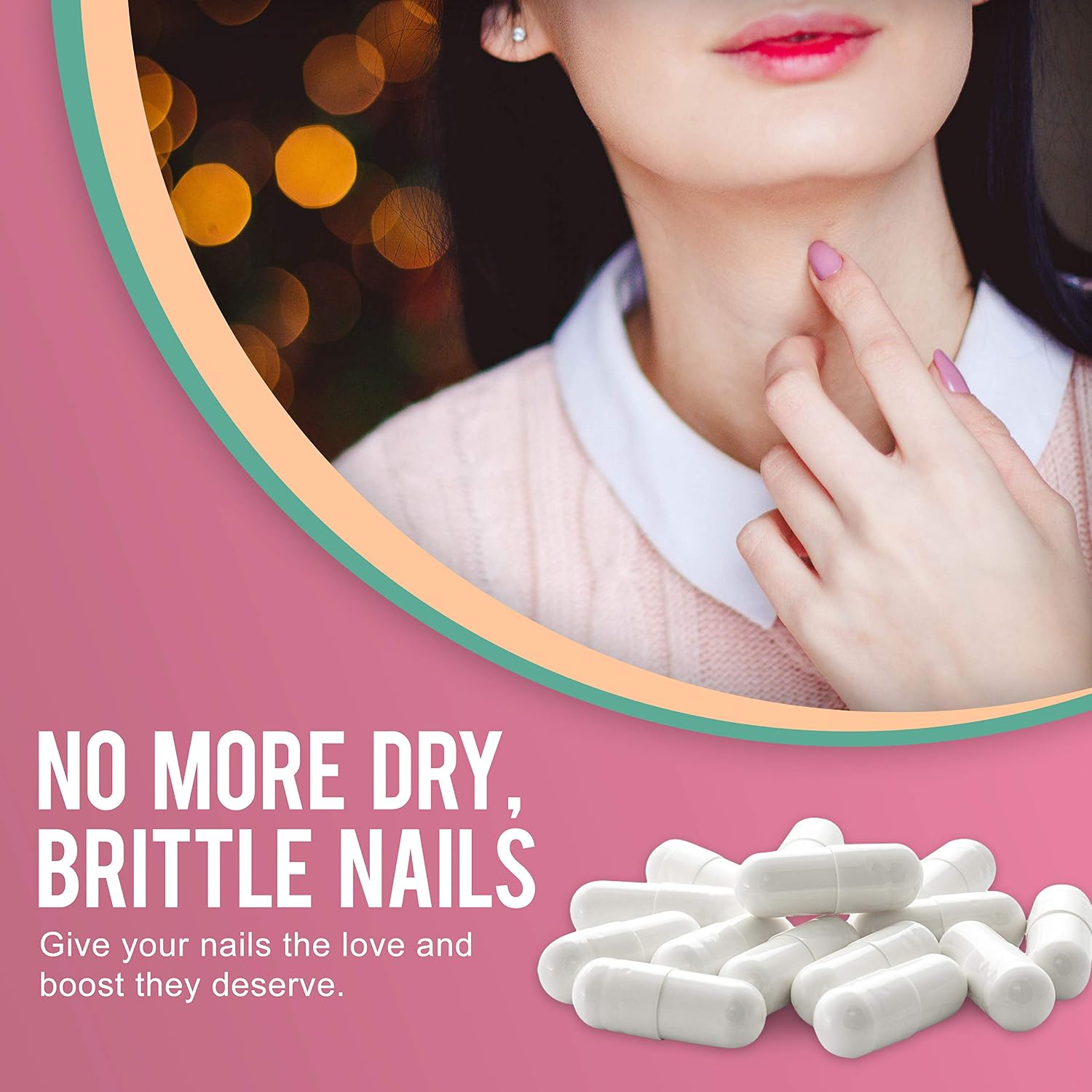OPTML Vitaminas para el Cabello y las Uñas - 60 Cápsulas