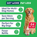 StrellaLab Aceite de Salmón para Perros y Gatos - Omega 3 EPA y DHA - 2 Envases de 946 ml