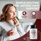 Real Science Alopecinol - Complemento alimenticio para el cabello con Vinitrox, GABA y Vitaminas - 60 cápsulas