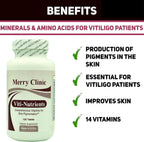 Viti-Nutrients Suplemento Completo para la Pigmentación de la Piel - 120 Comprimidos