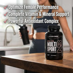 NutraBio MultiSport para Mujeres - Multivitamínico Completo con 33 Vitaminas y Minerales