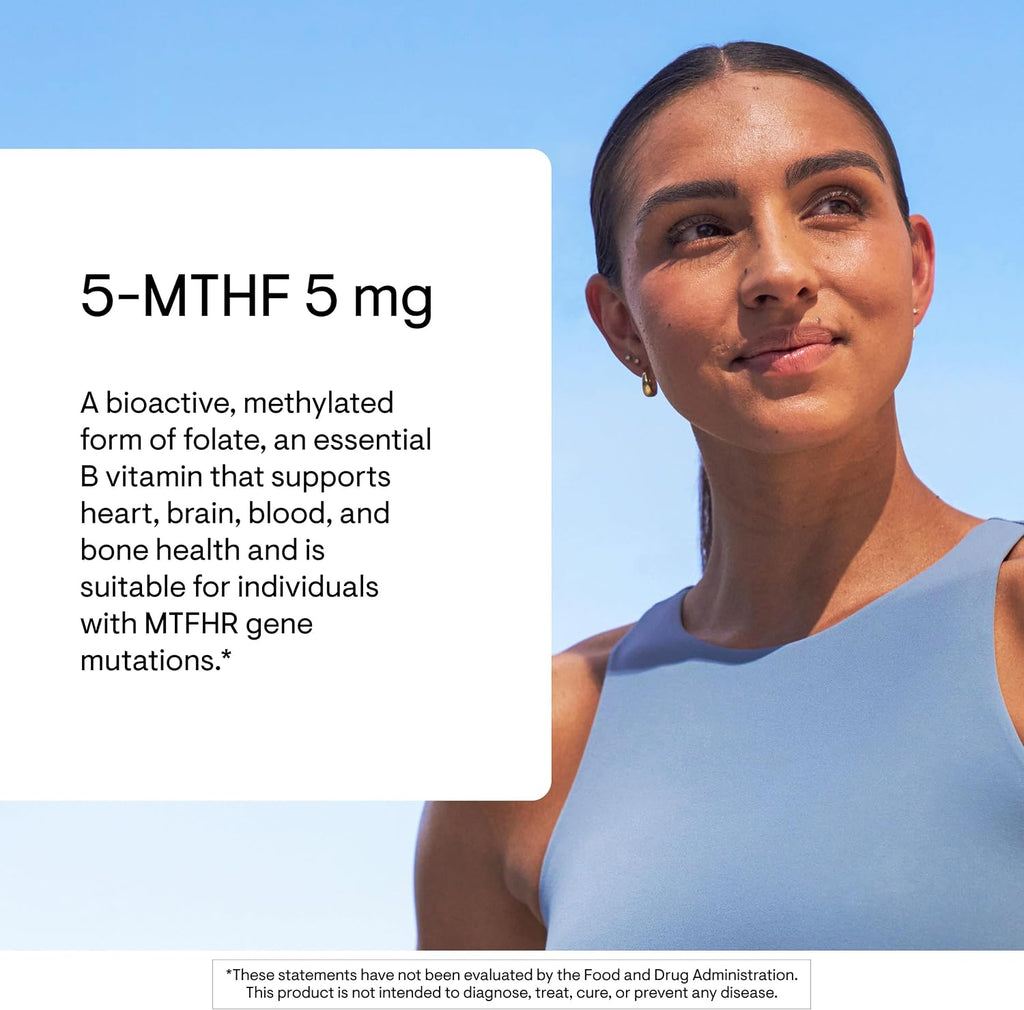 THORNE 5-MTHF Methylfolate (Active Vitamin B9) - 60 Capsules