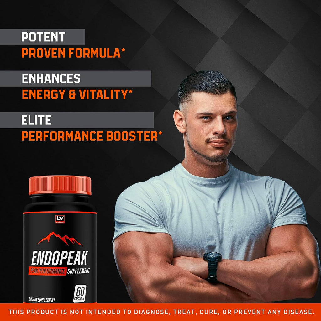 Endopeak - Endopeak para Hombres, Cápsulas, 60 Cápsulas para 1 Mes