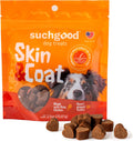 SuchGood Suplemento para la Piel y el Pelaje de Perros - Omega Chews con Aceite de Pescado - 175 Golosinas (Sabor Pollo)