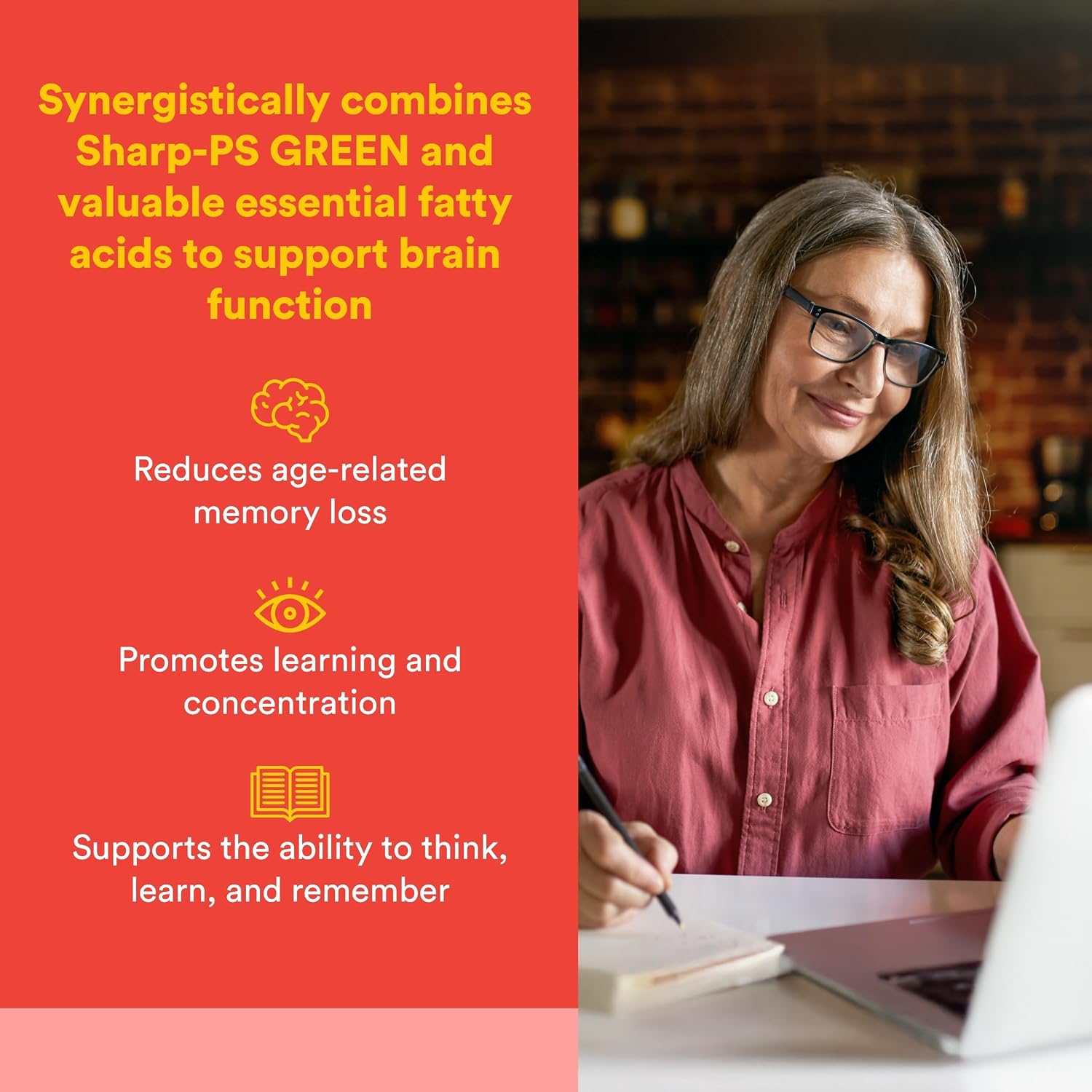 Natural Factors - PS-IQ Memory 25mg, Brain Function Support, 60 Softgels