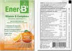 Ener-B+ Bebida Multivitamínica Sin Azúcar - Sabor Naranja - 30 Sobres