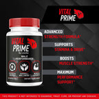 Vital Prime para Hombres, Fórmula Avanzada, Complemento Alimenticio en Cápsulas, Pack de 5 (5 Meses de Suministro)