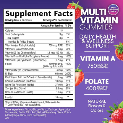 Gominolas Multivitamínicas para Adultos - – Energía y vitalidad: La vitamina B12 contribuye al metabolismo – Image 2