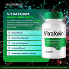 IDEAL PERFORMANCE Vitrafoxin Cápsulas para la Ciática, Suplemento para la Salud Nerviosa y Cerebral - Nootrópicos de Máxima Potencia, Fórmula Natural (5 Paquetes)