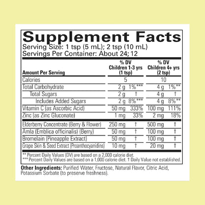 CHILDLIFE ESSENTIALS Aller-Care - Jarabe Natural para Niños con Saúco, Zinc, Bromelina y Vitamina C - 118 ml – Image 2