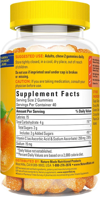 Nature Made Gominolas de Vitamina C 250 mg - – El aumento de la absorción del hierro. – Image 8