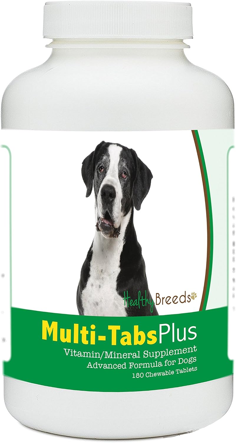 Healthy Breeds Great Dane Multi-Tabs Plus Comprimidos Masticables para Perros (180 unidades)