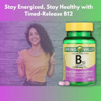 Vitamina B12 1000 mcg - Comprimidos de Liberación Gradual, 60 Comprimidos