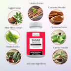Sugar Shield - Suplemento Avanzado para el Soporte de Azúcar - Biotina, Óxido de Magnesio, Cromo - 60 Cápsulas Vegetales - 30 Días