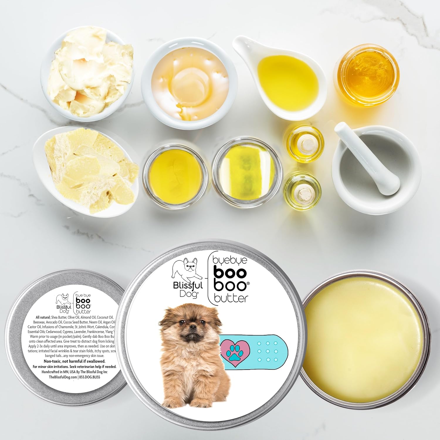 The Blissful Dog Boo Butter para Tibetan Spaniel - 16 oz (454 g)