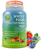 Multivitamínico Vegano Diario Sin Hierro | Metilado para Mujeres y Hombres | 90 Cápsulas