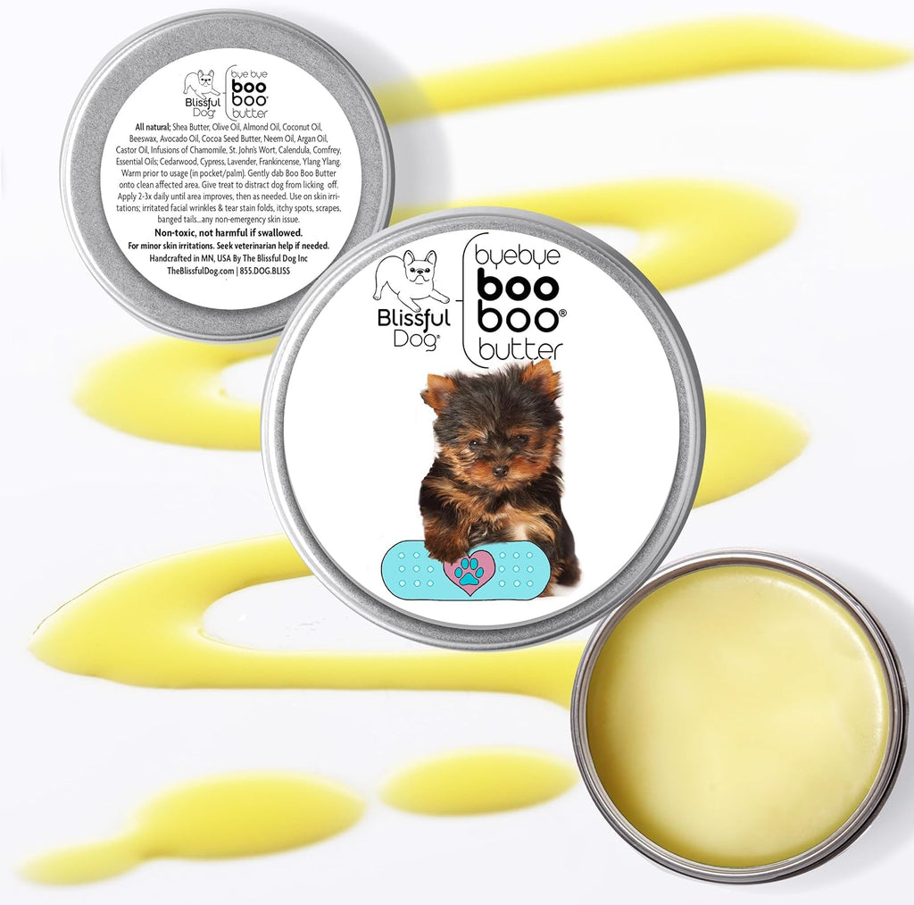 The Blissful Dog 8 oz TIN Yorkshire Terrier Booboo Butter