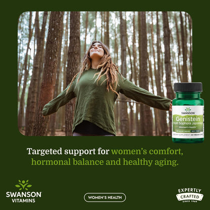 Swanson Genisteina sin soja 125 mg - 60 cápsulas veganas – Image 2