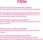 Pink Stork Myo-Inositol & D-Chiro Inositol 40:1 Ratio, 180 Cápsulas