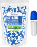 XPRS Nutra Size 1 Empty Gelatin Capsules (1000 count) - Blue/White