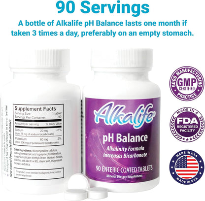 Alkalife pH Balance Tablets, 90 Comprimidos - Suplemento Mineral Alcalino – Image 3